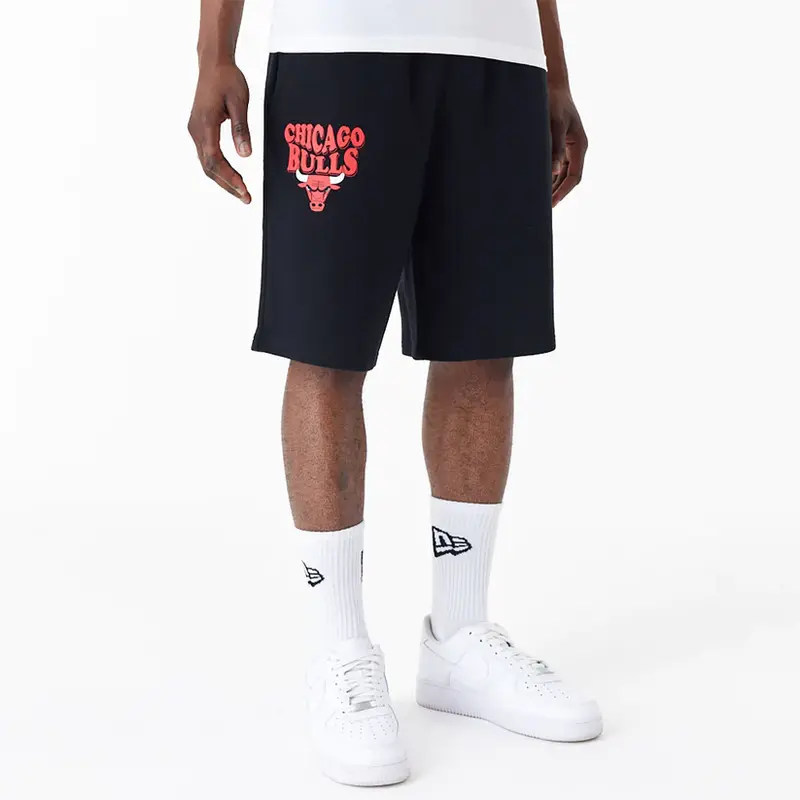 NEW ERA BERMUDA IN FELPA NBA SCRIPT CHICAGO BULLS UOMO 60435508 001