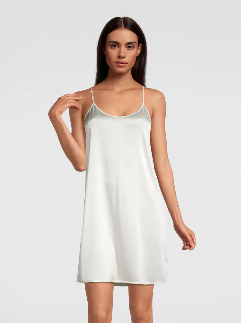 Night Gown in Pure Silk Stretch 10304