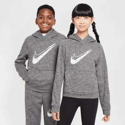 NIKE FELPA CON CAPPUCCIO BIG LOGO JR HF4414 010