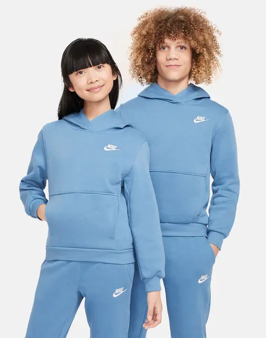 NIKE FELPA CON CAPPUCCIO CON LOGO JR FD3000 429