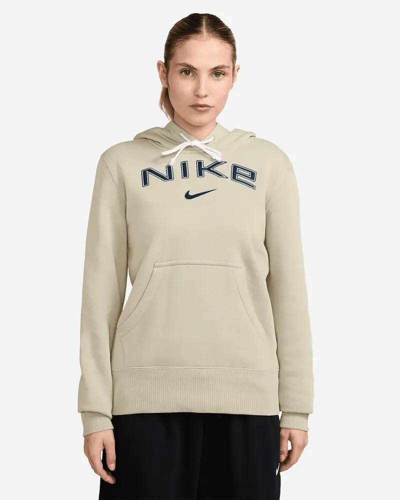 NIKE FELPA CON CAPPUCCIO E LOGO DONNA HM9751 104