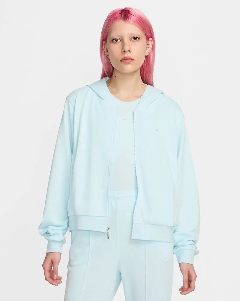 NIKE FELPA CON CAPPUCCIO E ZIP DONNA FN2415 474
