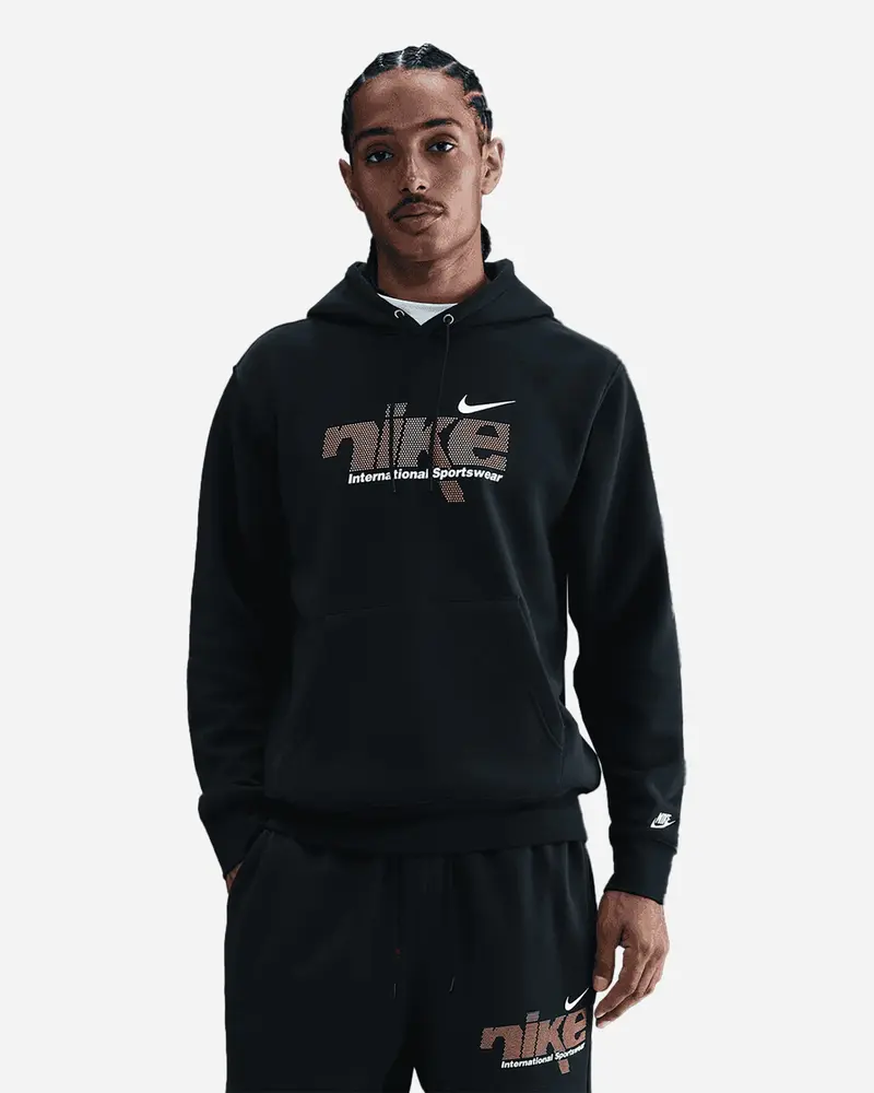 NIKE FELPA CON CAPPUCCIO NIKE CLUB IM8321 010