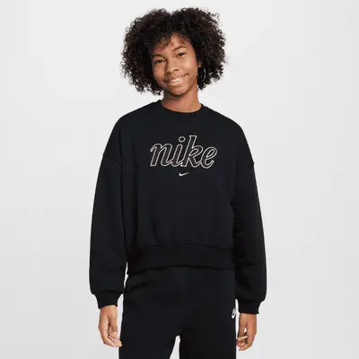 NIKE FELPA CON LOGO JR FZ5566 010