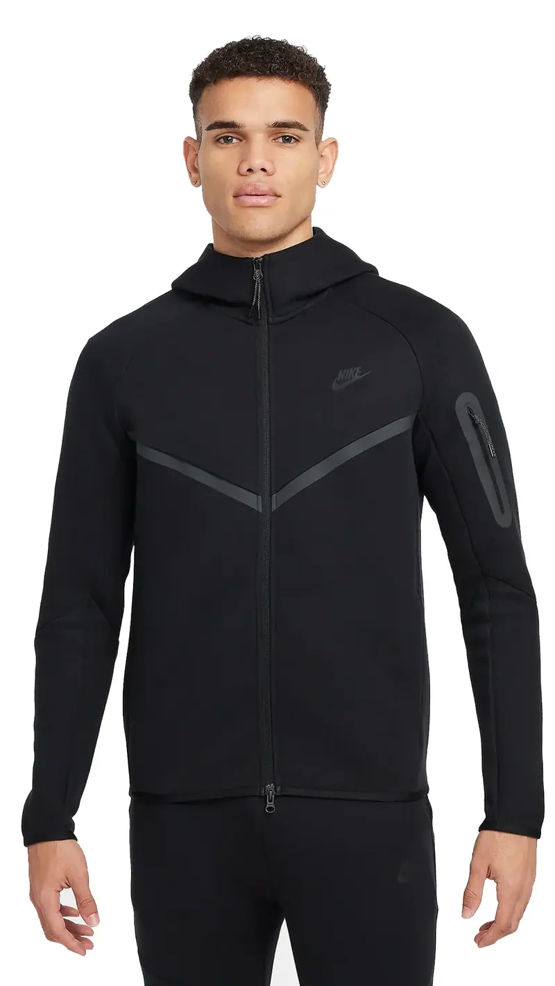 NIKE FELPA TECH CON ZIP E CAPPUCCIO UNISEX HV0949 010