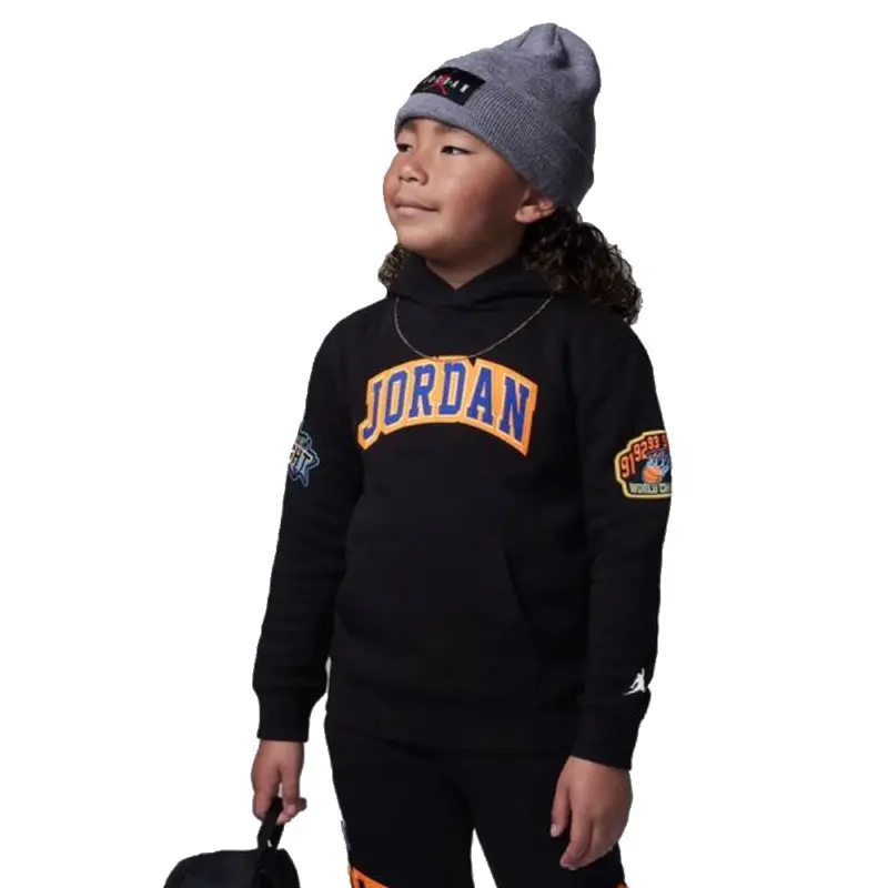 NIKE JORDAN AIR JUMPMAN PULLOVER HOODIE JR 95C643 023