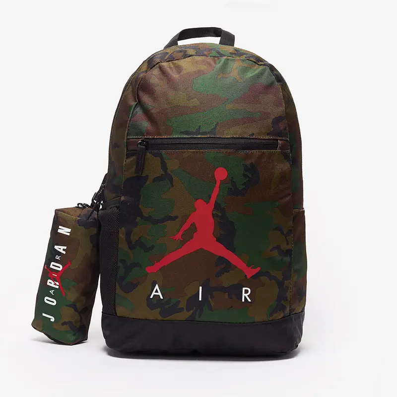 NIKE JORDAN AIR SCHOOL BACKPACK WITH PENSIL CASE JR 9B0503 650
