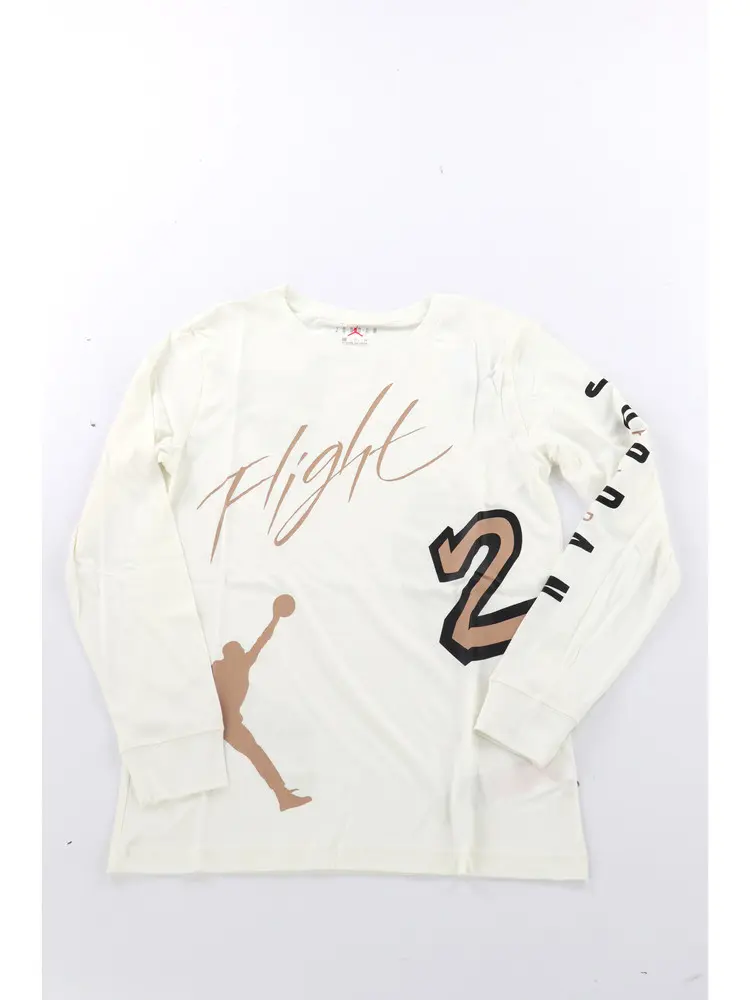 NIKE JORDAN ALL OVER RETRO LONG SLEEVES T-SHIRT JR 95C614 782
