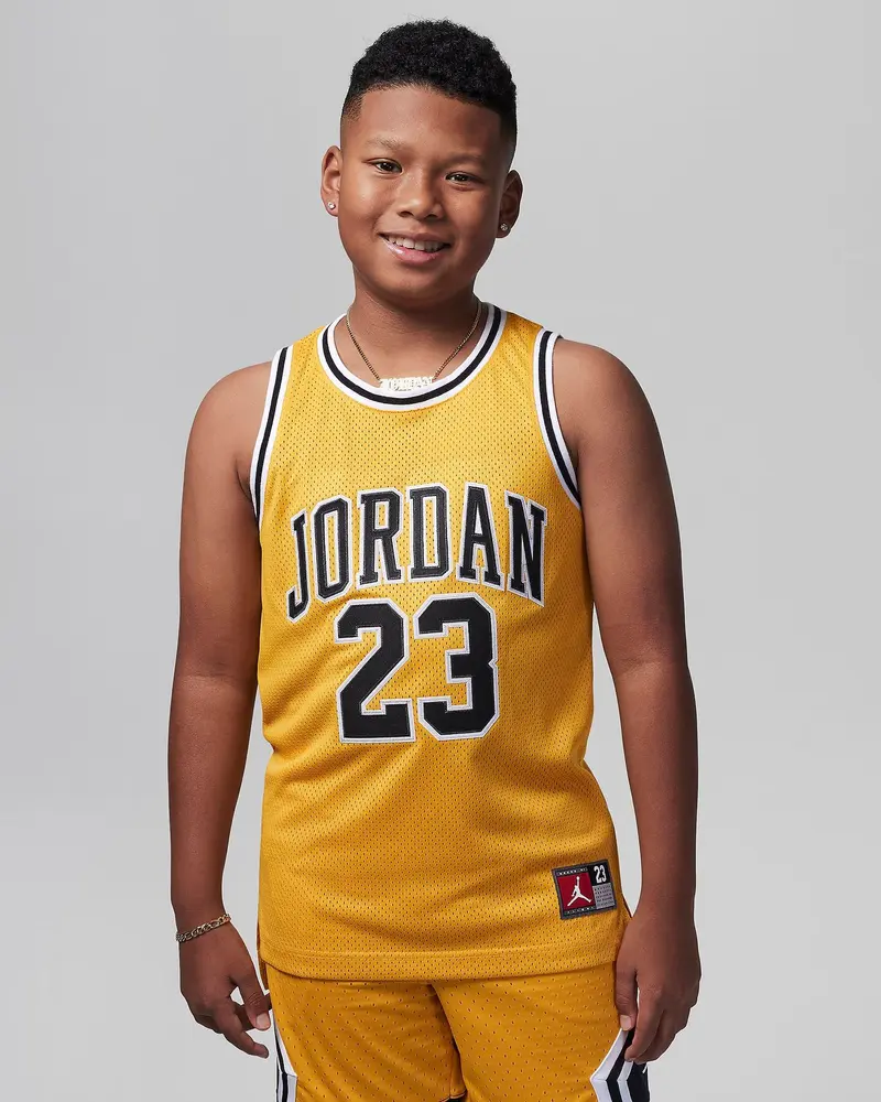 NIKE JORDAN CANOTTA JORDAN 2 JERSEY UNIVERISTY JR 95A773 Y3E
