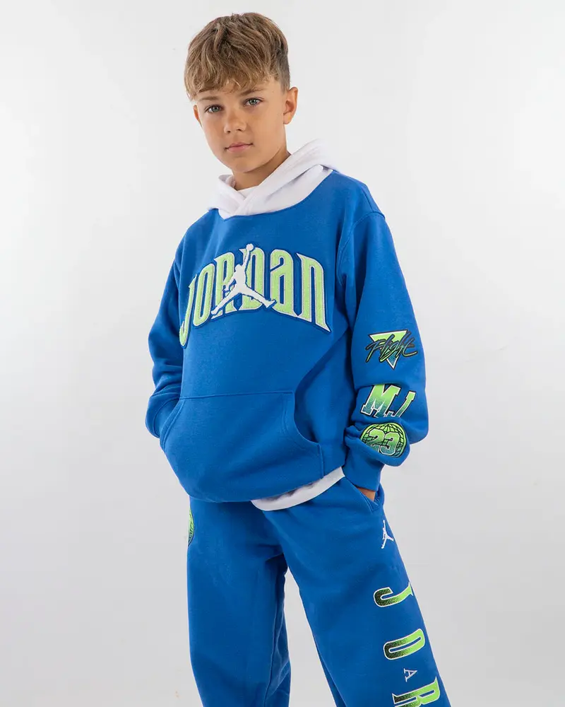 NIKE JORDAN FELPA GAMETIME IN FLEECE CON CAPPUCCIO JR 95F209 BB7