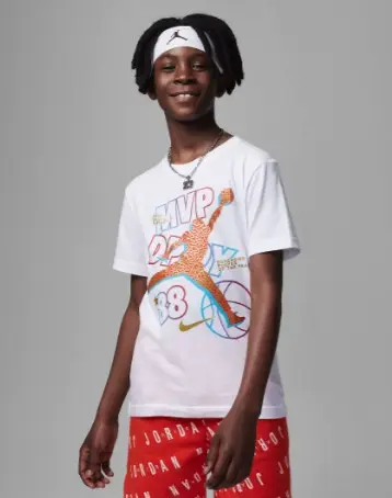 NIKE JORDAN HISTORY SHORT SLEEVES T-SHIRT JR 95C667 001