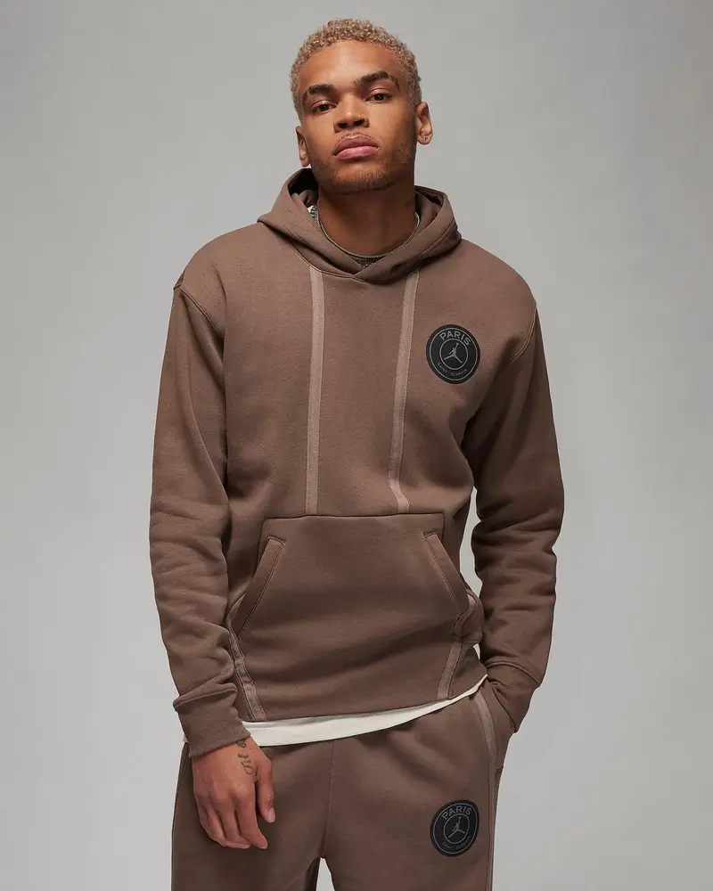 NIKE JORDAN M PULLOVER Felpa Paris Saint-Germain I FLEECE CON CAPPUCCIO DZ2923 274