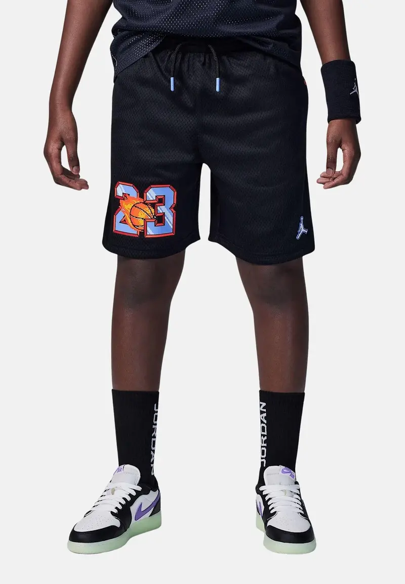 NIKE JORDAN PANTALONCINI SPORTIVI FIAMMA CON TOPPA JUMPMAN JR 95D944 023