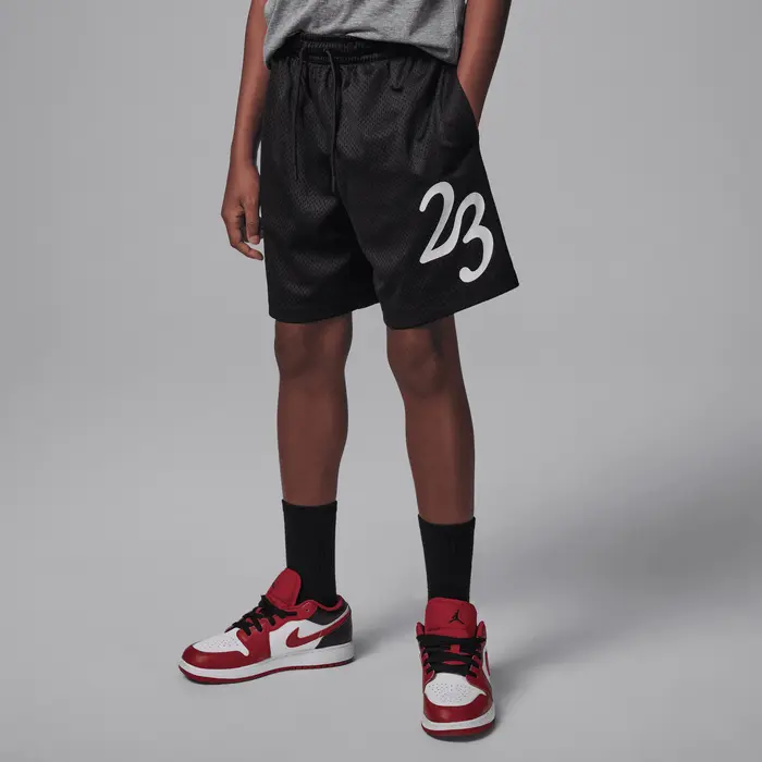 NIKE JORDAN PANTALONCINO SPORTIVO IN MESH CON LOGO JR 95D608 023