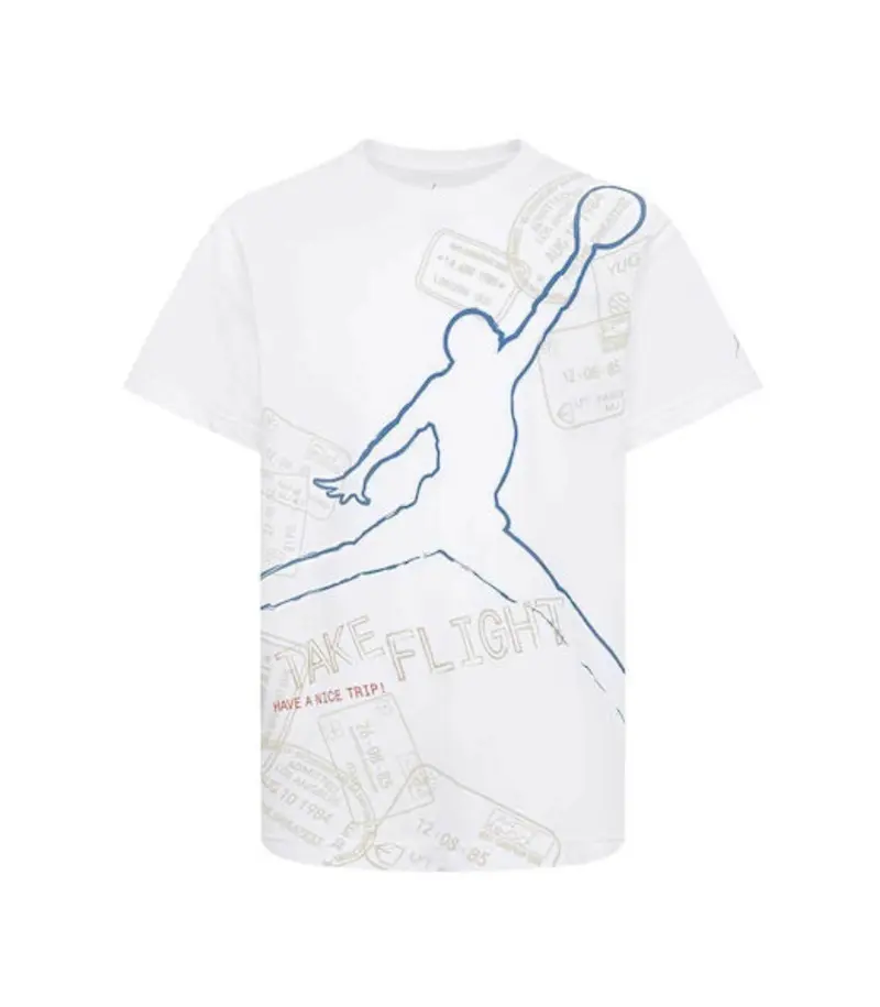NIKE JORDAN T-SHIRT INSPIRED PATCHES SHORT SLEEVES JR 95D006 782