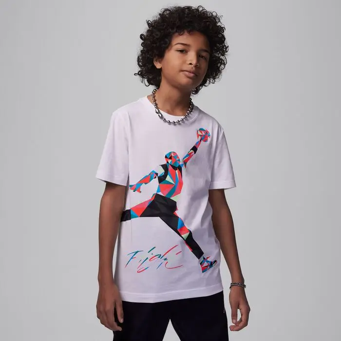 NIKE JORDAN T-SHIRT JUMPMAN HBR HEIRLOOM SHORT SLEEVES JR 95C984 001