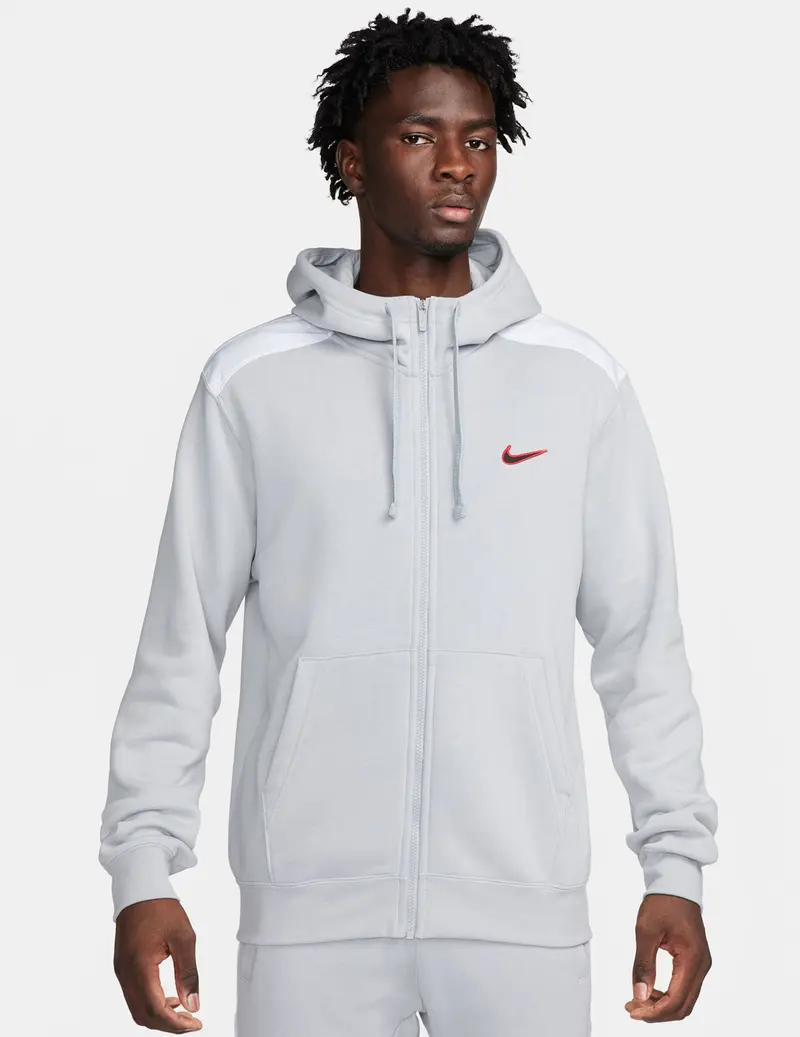 NIKE M FELPA SPORTSWEAR CLUB FLEECE FULL ZIP HOODIE FQ8819 012