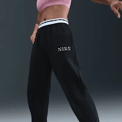 NIKE PANTALONE DI TUTA PHOENIX FLEECE C/LOGO DONNA IH4055 010