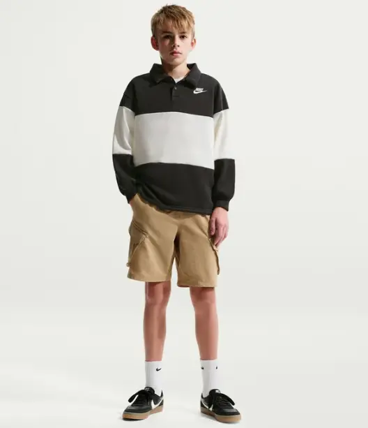 NIKE POLO A FASCIA LARGA ORIZZONTALE BICOLORE IF2298 010