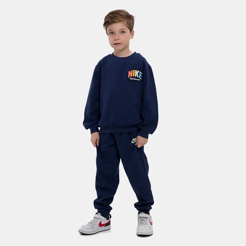 NIKE SET FELPA E PANTALONE CON LOGO JR 86M572 U90
