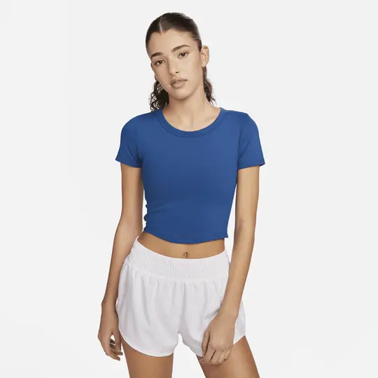 NIKE T-SHIRT CROP TOP ONE FITTED DR-FIT DONNA FN2804 476