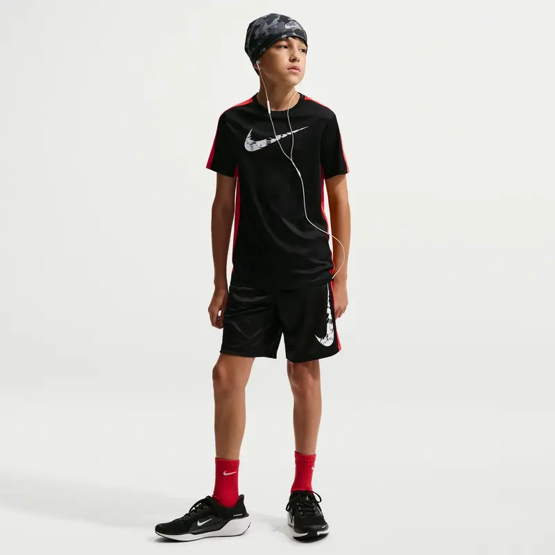 NIKE T-SHIRT M/M CON BANDA LATERALE ROSSA IF2434 010