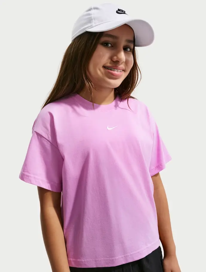 NIKE T-SHIRT NIKE ESSENTIAL BIG CON LOGO FZ5559 503