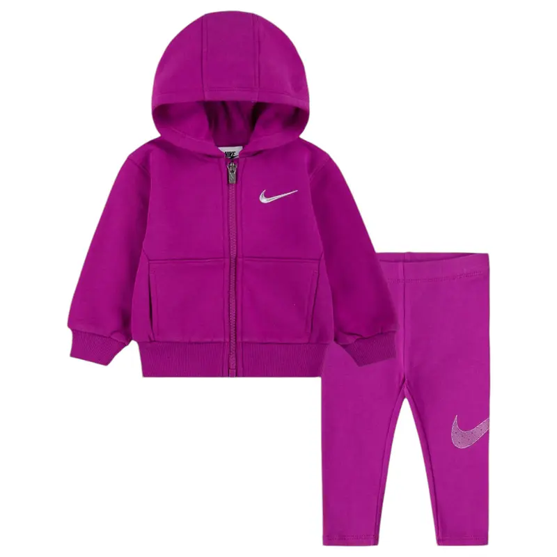 NIKE TUTA FELPA CON CAPPUCCIO E LEGGINS JR 16M459 PC1