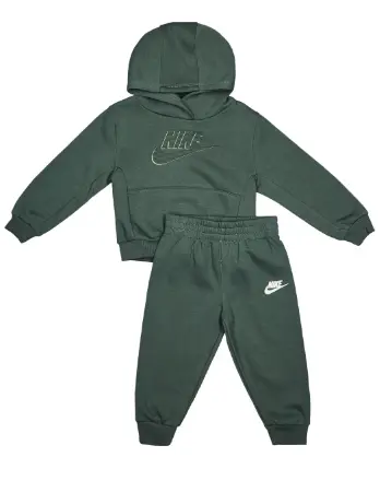 NIKE TUTA FELPA GIROCOLLO E PANTALONE CON LOGO JR 66M346 E6H