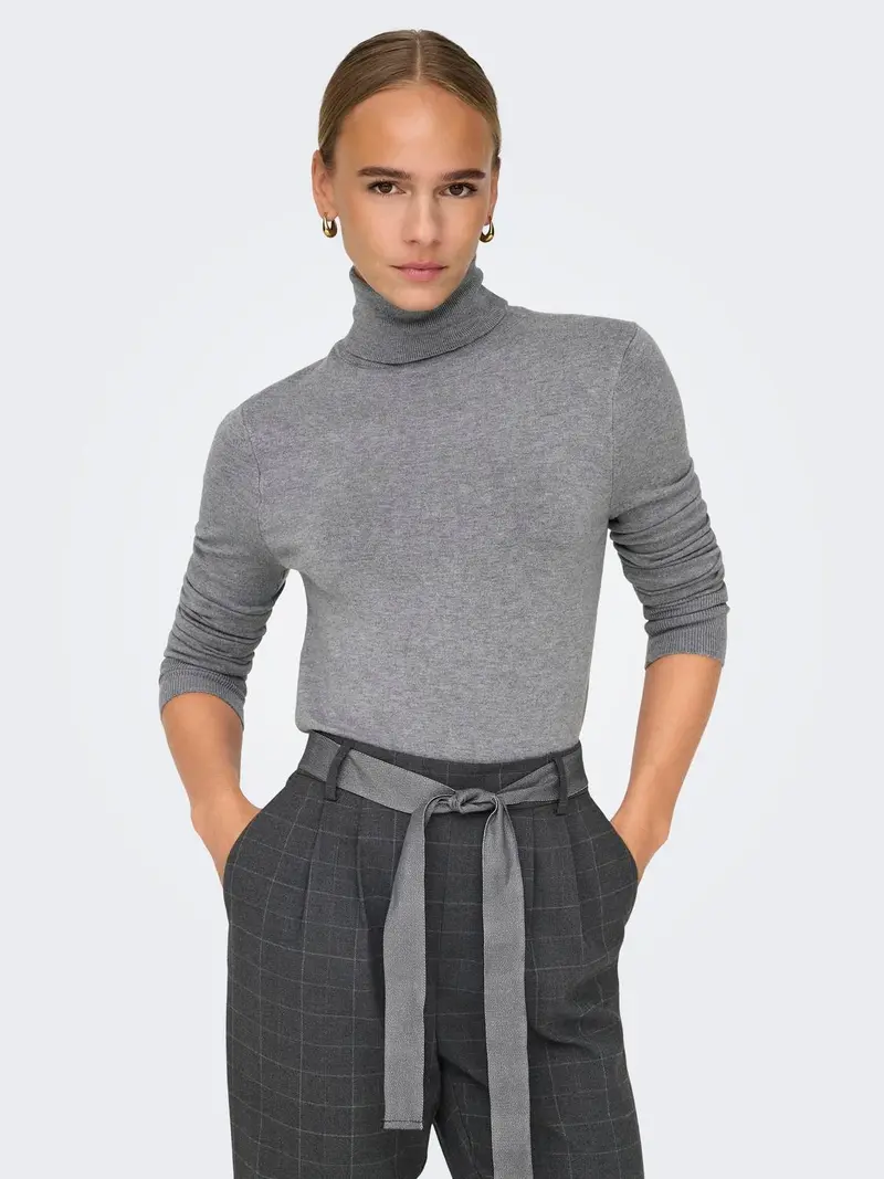 ONLY BODY ESTHER MANICA LUNGA DONNA (LIGHT GREY MELANGE) 15183772 LGM