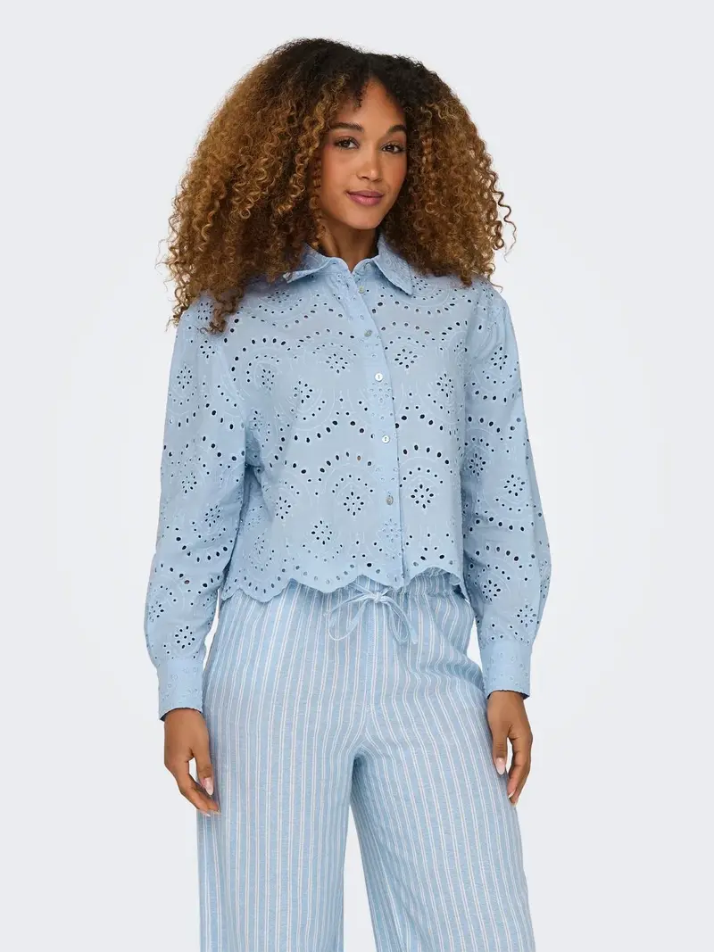 ONLY CAMICIA IN PIZZO DONNA 15269568 CSB