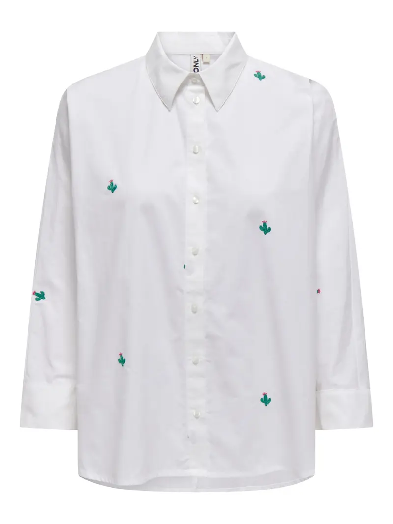 ONLY CAMICIA NEW LINA GRACE LONG SLEEVES DONNA 15283743 BWC