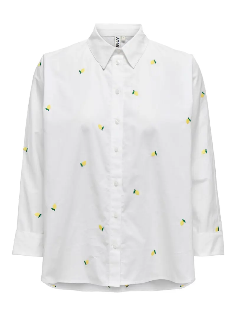 ONLY CAMICIA NEW LINA GRACE LONG SLEEVES DONNA 15283743 BWL