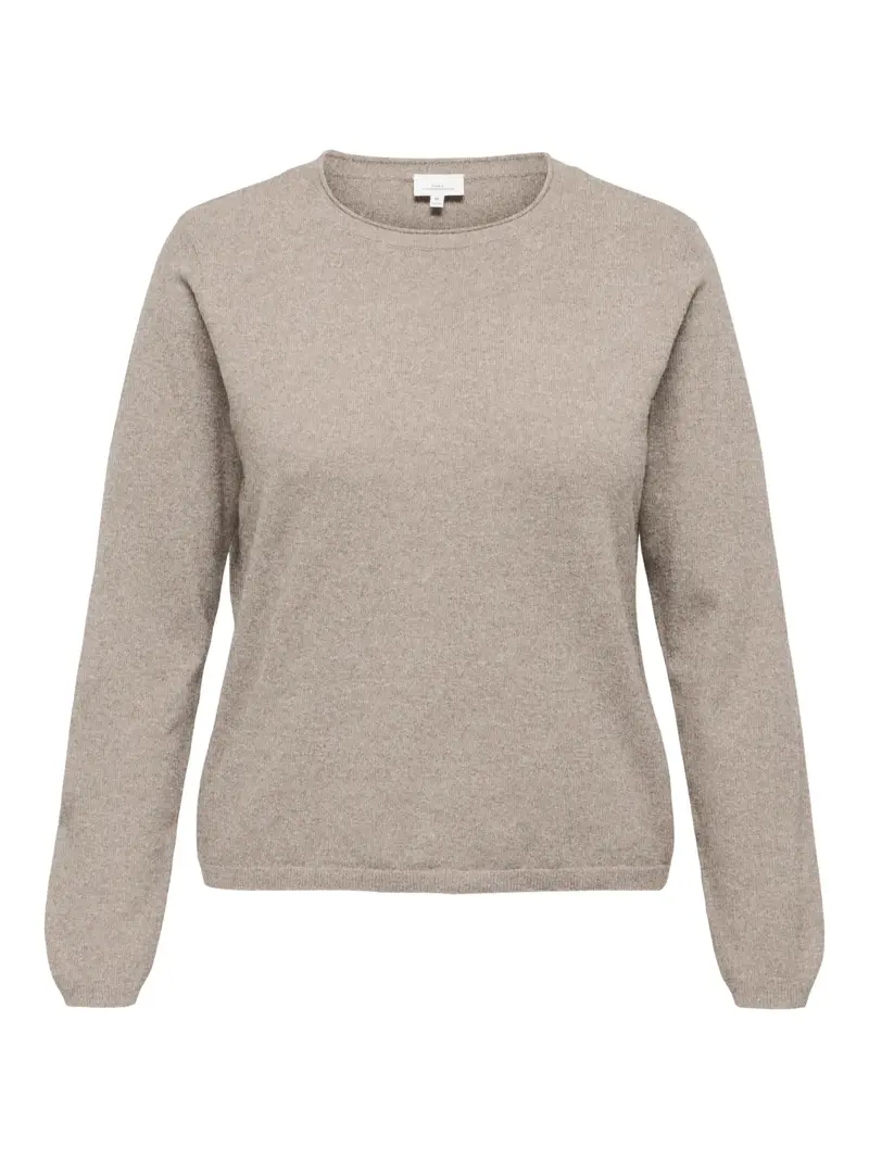 ONLY CARMAKOMA LOYAL PULLOVER GIROCOLLO 15371187 BGE