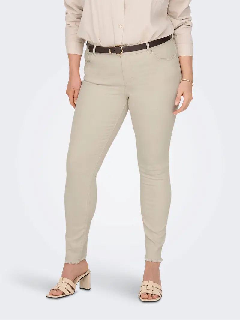 ONLY CARMAKOMA Pantaloni Willy Reg Ank Raw DOT019