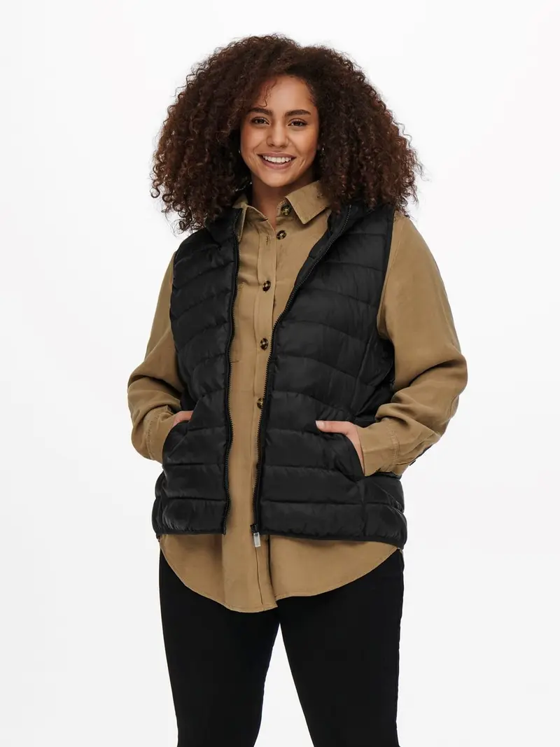 ONLY CARMAKOMA W NEWTAHOE HOOD WAISTCOAT 15236003
