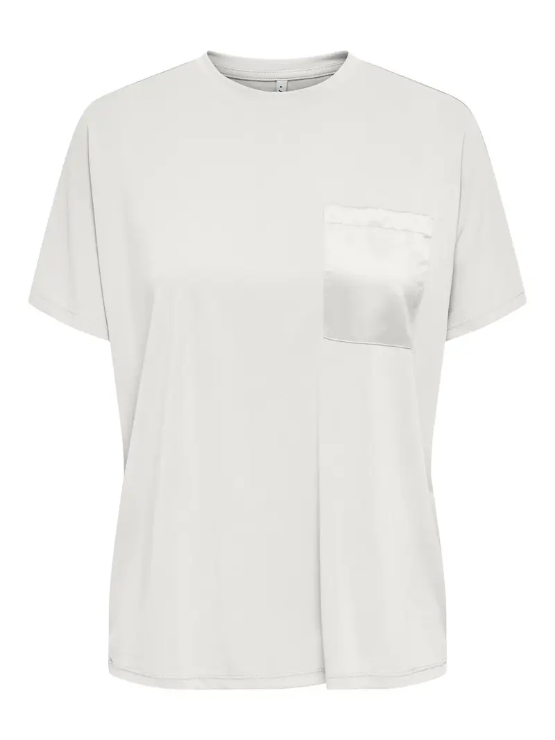 ONLY FREE T-SHIRT CON TASCA QUADRATA SUL PETTO 15368616 CLD