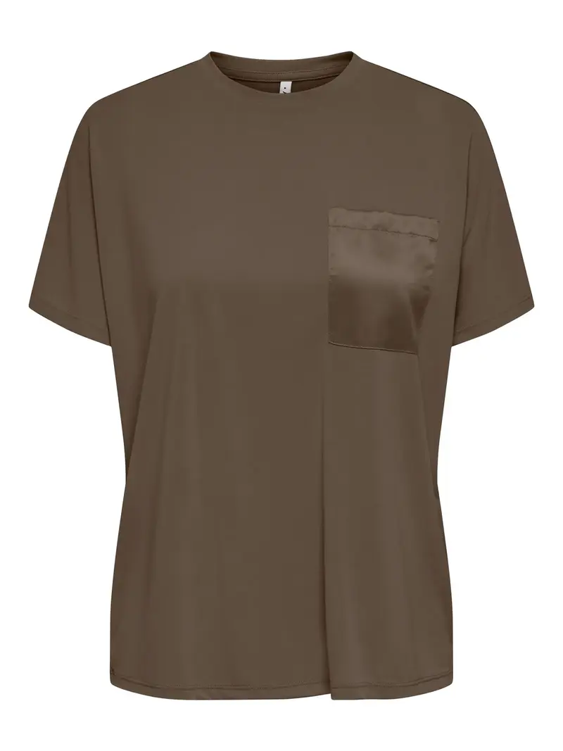 ONLY FREE T-SHIRT CON TASCA QUADRATA SUL PETTO 15368616 CTN