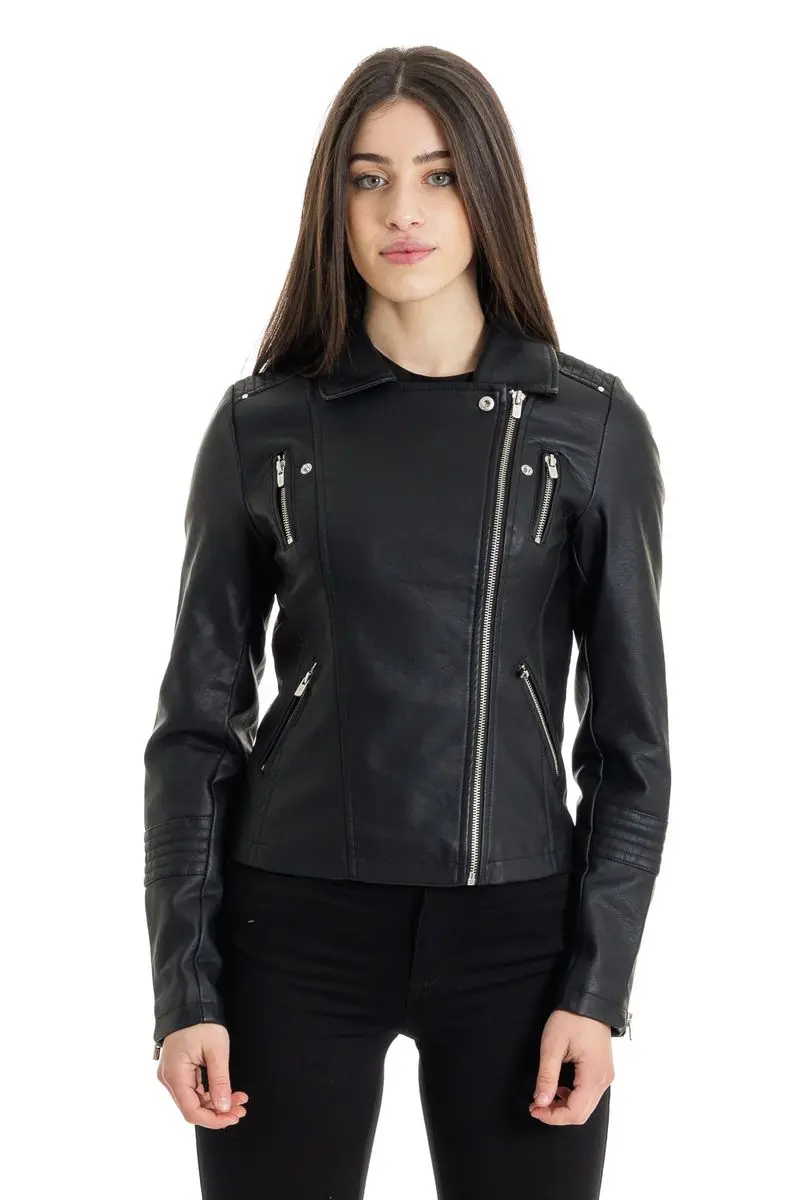 ONLY Gemma leather Biker 15153079