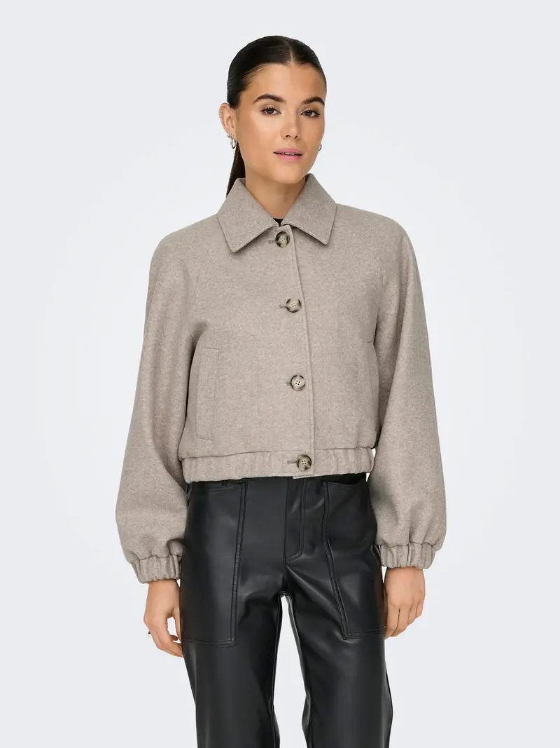 ONLY GIUBBOTTO NANCY DONNA (SIMPLY TAUPE MELANGE) 15321922 STM