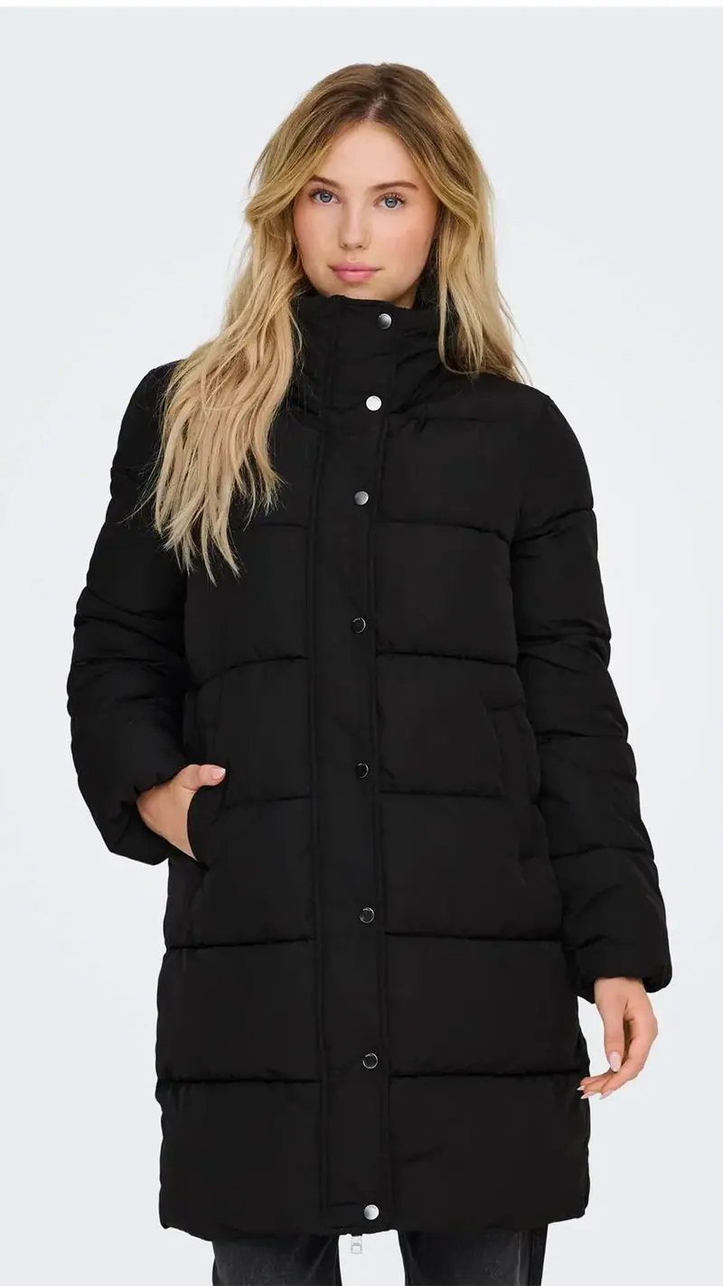 ONLY GIUBBOTTO NEWCOOL PUFFER DONNA 15323245 BLK