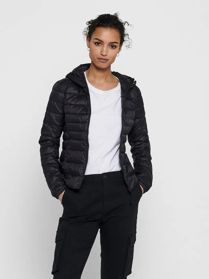 ONLY GIUBBOTTO TAHOE CON CAPPUCCIO DONNA 15156569 BLK
