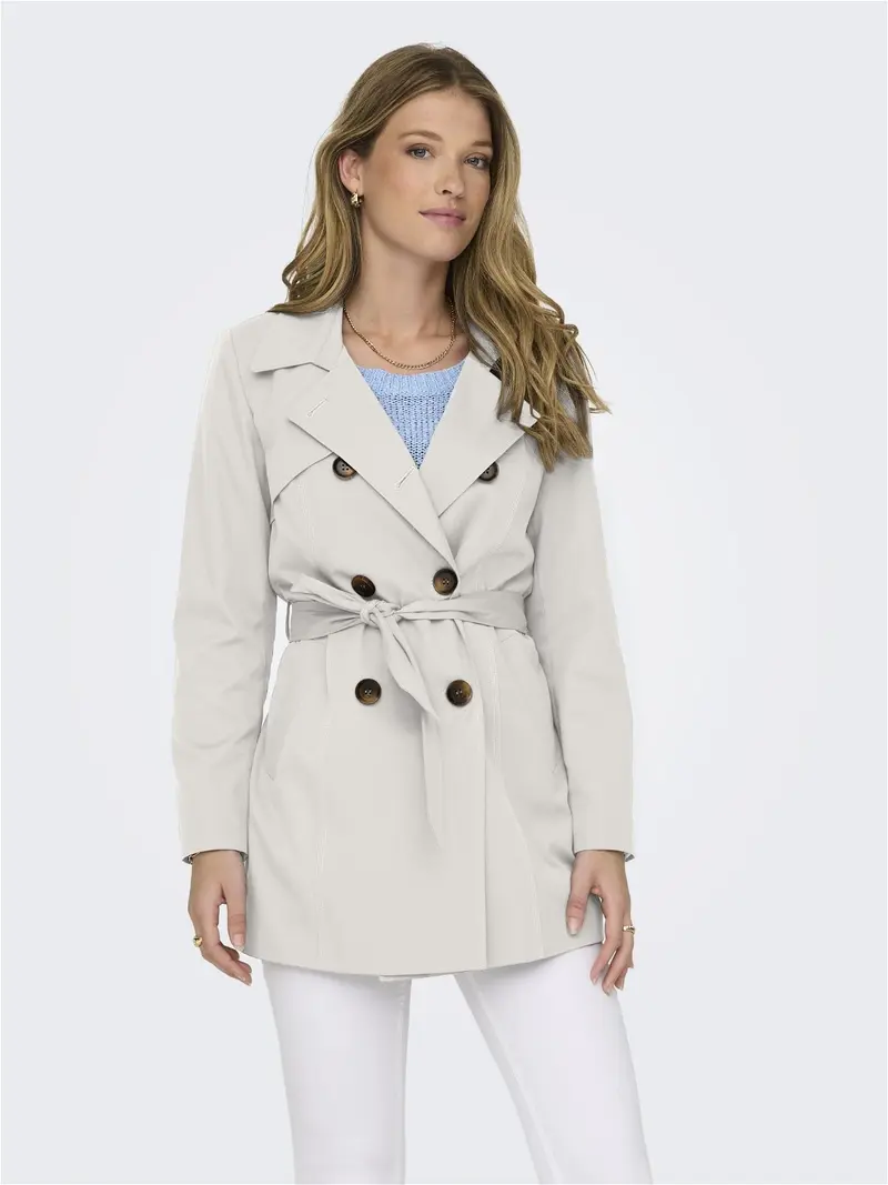 ONLY GIUBBOTTO VALERIE TRENCHCOAT DONNA 15191821 MNB