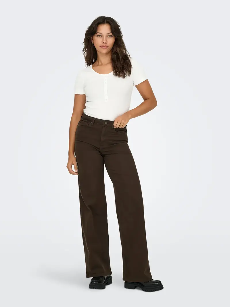 ONLY JEANS MADISON BLUSH HW WIDE DONNA 15371660 DBW