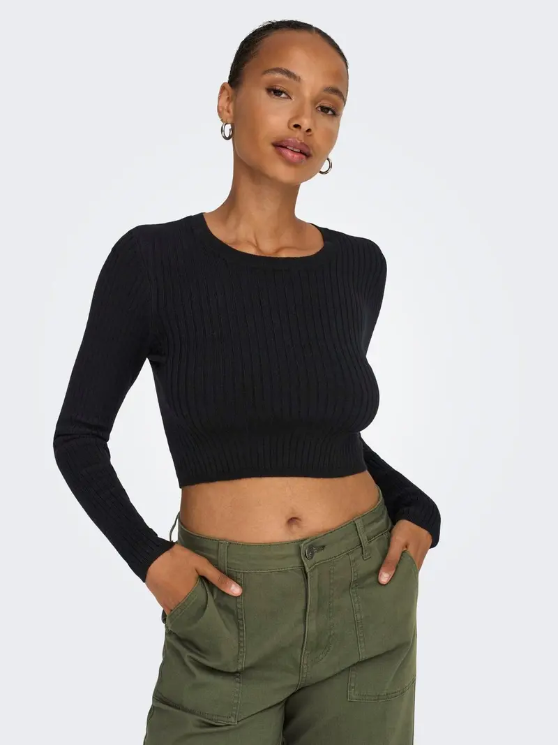 ONLY KAROL LS CROP KNIT 15306048
