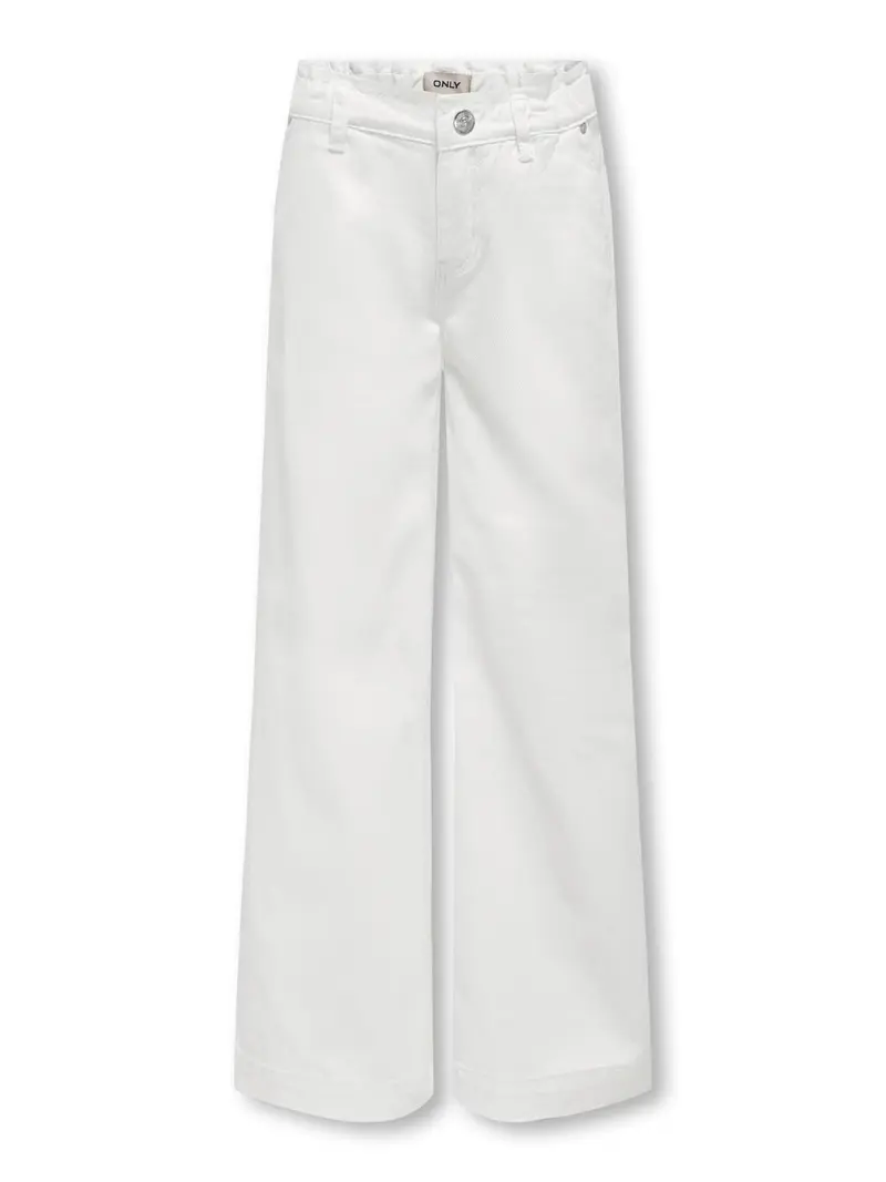 ONLY KIDS JEANS LARGO VITA ALTA MODELLO COMET 15313135 WHT