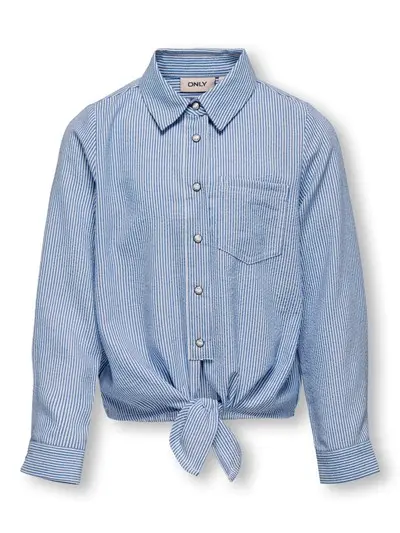 ONLY KIDS LECEY LS KNOT SHIRT JR 15280489