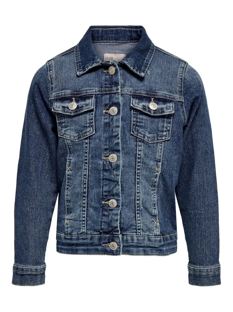 ONLY KIDS SARA MED BLUE DENIM JACKET JR 15201030