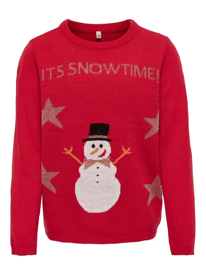 ONLY KIDS W XMAS HAPPY L/S PULLOVER BOX KNT 15273649