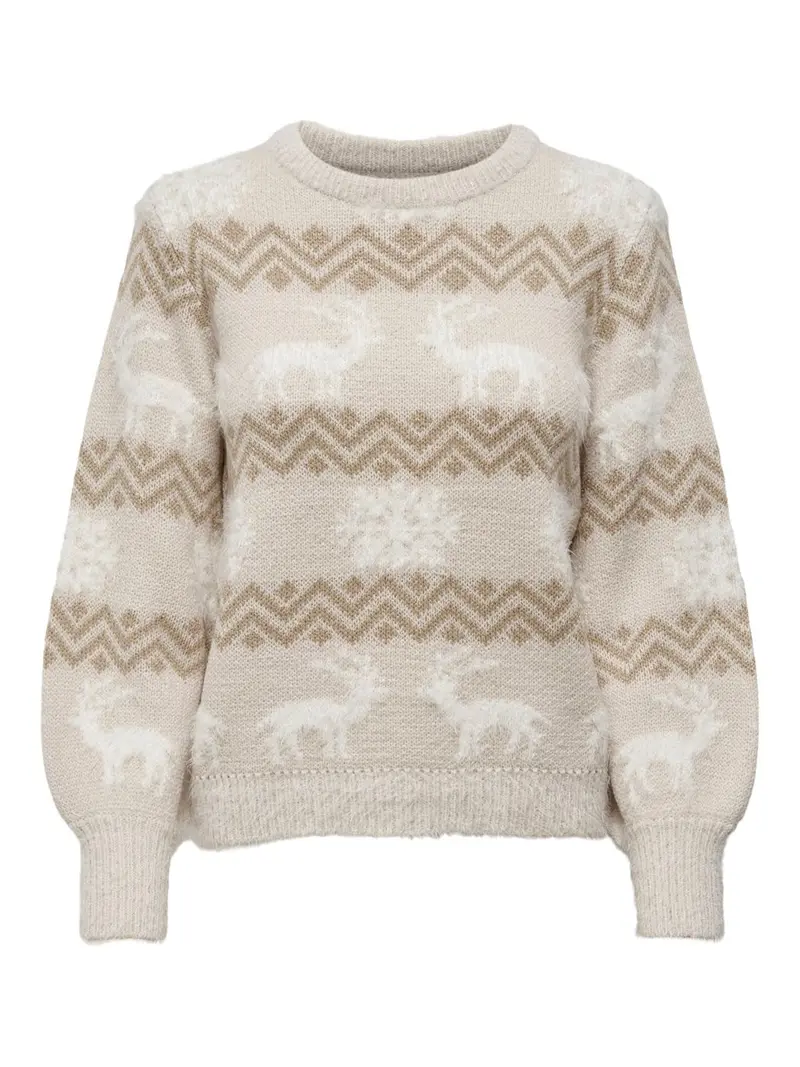 ONLY KIDS XMAS FAIRISLE L/S PULLOVER JR 15280039